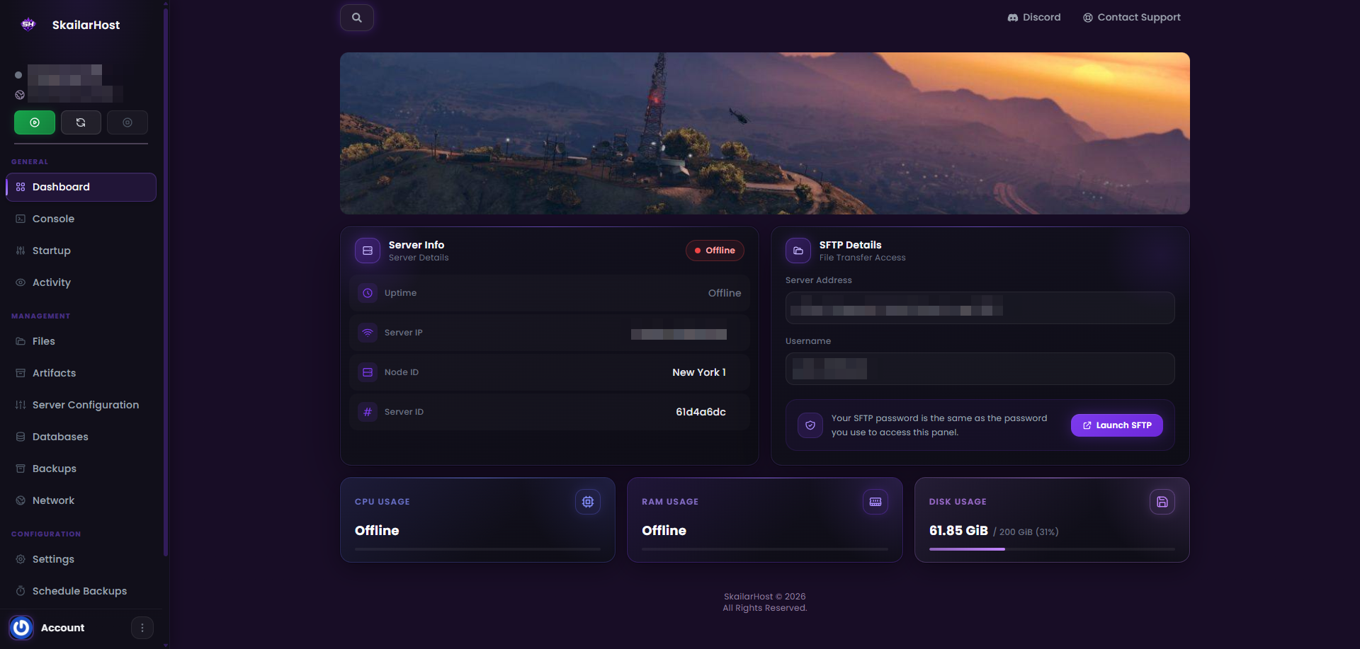 Control Panel